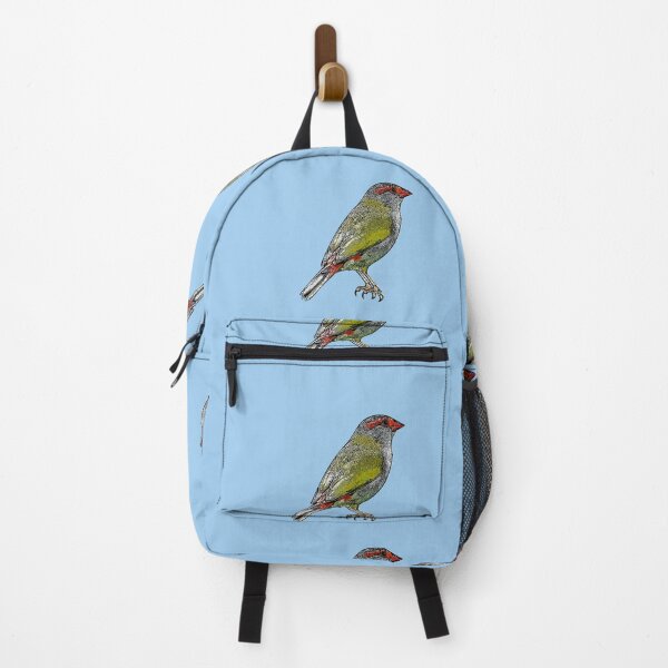 Item preview, Red Browed Firetail Black Alternate Design  designed and sold by designsasstultd.