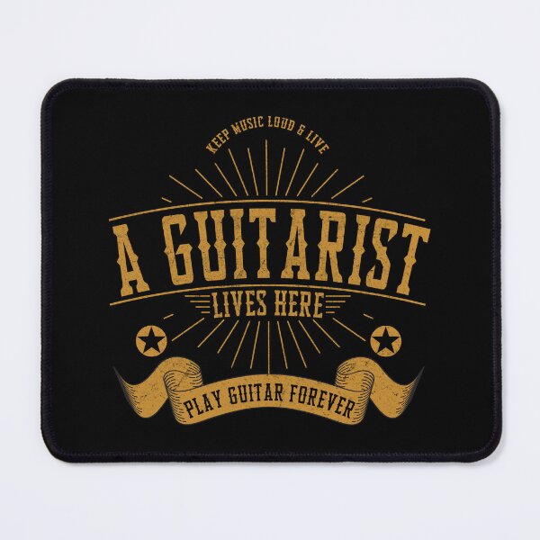 Item preview, A Guitarist Lives Here designed and sold by John MacPherson Allan.