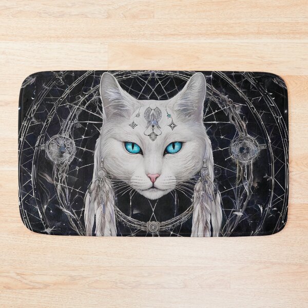 Item preview, The white cat and God of the mystical  designed and sold by PixelCraftDSG.