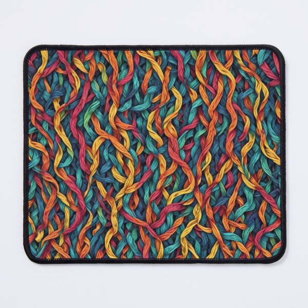 Item preview, Abstract Colorful Yarn Pattern designed and sold by calibrit.