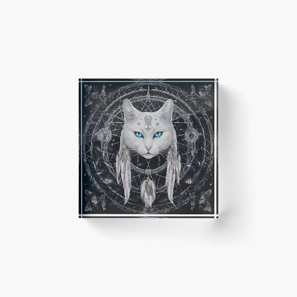 Item preview, The white cat and God of the mystical  designed and sold by PixelCraftDSG.