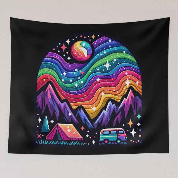 Item preview, Starry Summit Camping Adventure designed and sold by SportsT-Shirts.