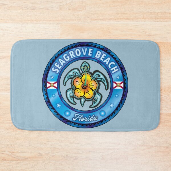 Item preview, Seagrove Beach Florida sea turtle hibiscus designed and sold by studioss76.