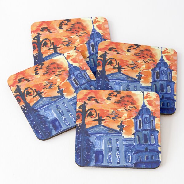 Item preview, Orange - Blue Vilnius designed and sold by nastiaart.
