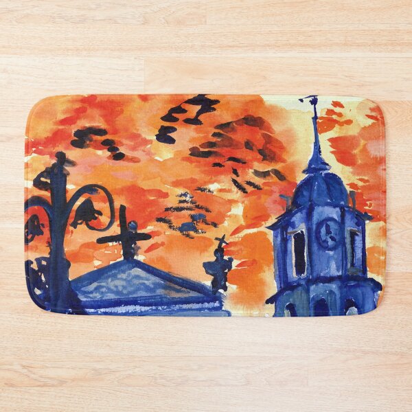 Item preview, Orange - Blue Vilnius designed and sold by nastiaart.