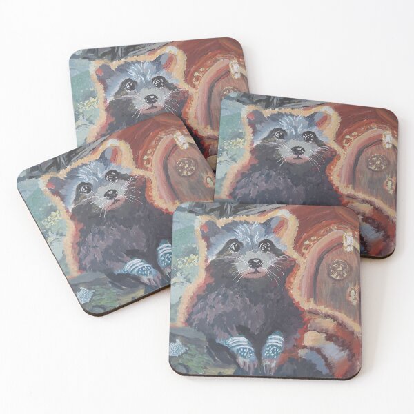 Item preview, Treasure the Raccoon in Shadowglade designed and sold by WendyPainting.