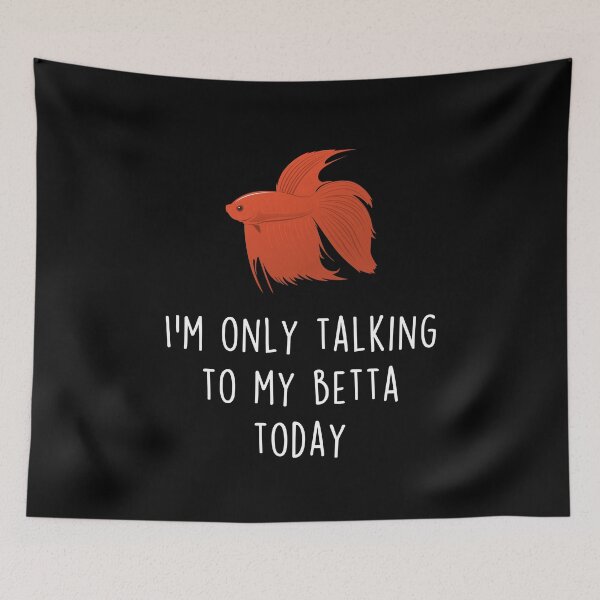 Item preview, Betta Fish Talking To designed and sold by Clara Hollins.