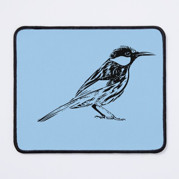 Item preview, White Cheeked Honeyeater Black Design  designed and sold by designsasstultd.