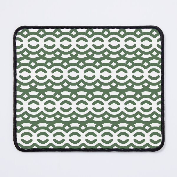 Item preview, Green pattern with overlapping geometric shapes. designed and sold by fatifleur-art.