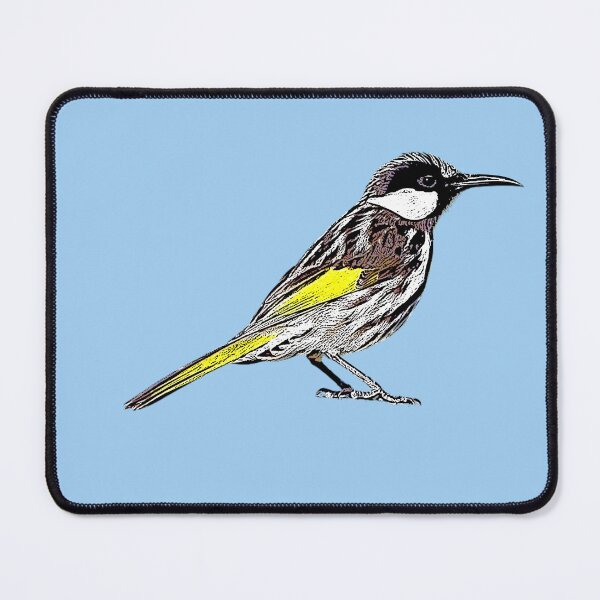 Item preview, White Cheeked Honeyeater Black Alternate Design  designed and sold by designsasstultd.