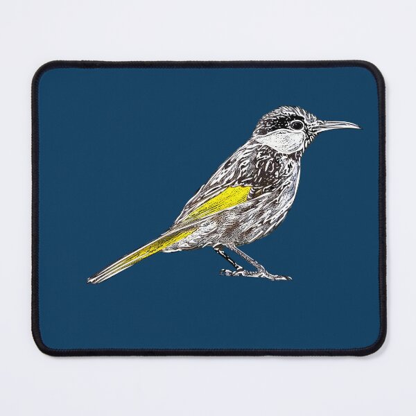 Item preview, White Cheeked Honeyeater White Alternate Design  designed and sold by designsasstultd.