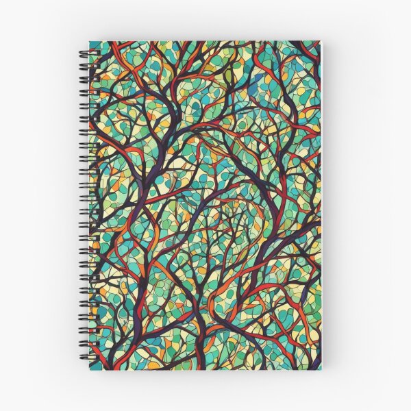 Item preview, Abstract Colorful Twisted Tree Branches designed and sold by calibrit.