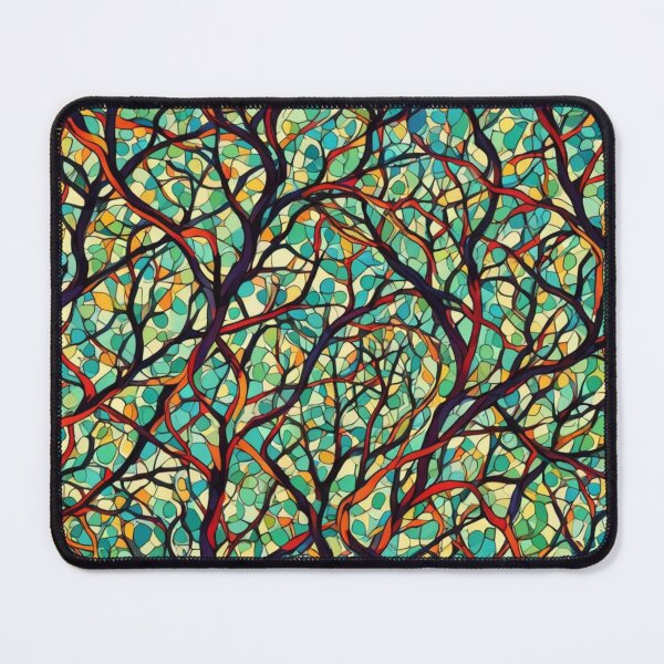 Item preview, Abstract Colorful Twisted Tree Branches designed and sold by calibrit.