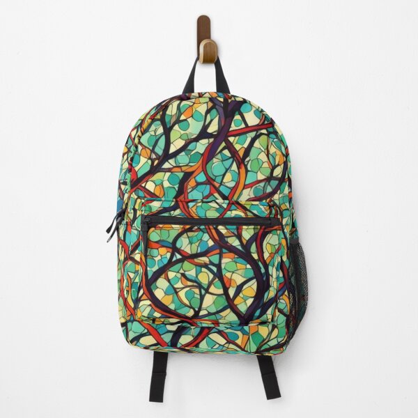 Item preview, Abstract Colorful Twisted Tree Branches designed and sold by calibrit.