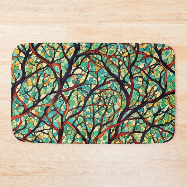 Item preview, Abstract Colorful Twisted Tree Branches designed and sold by calibrit.