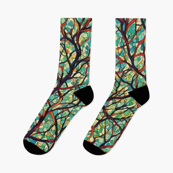 Item preview, Abstract Colorful Twisted Tree Branches designed and sold by calibrit.