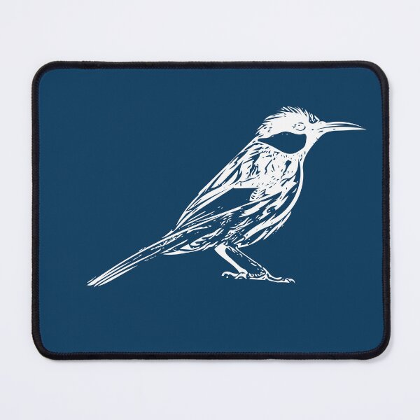 Item preview, White Cheeked Honeyeater White Design  designed and sold by designsasstultd.