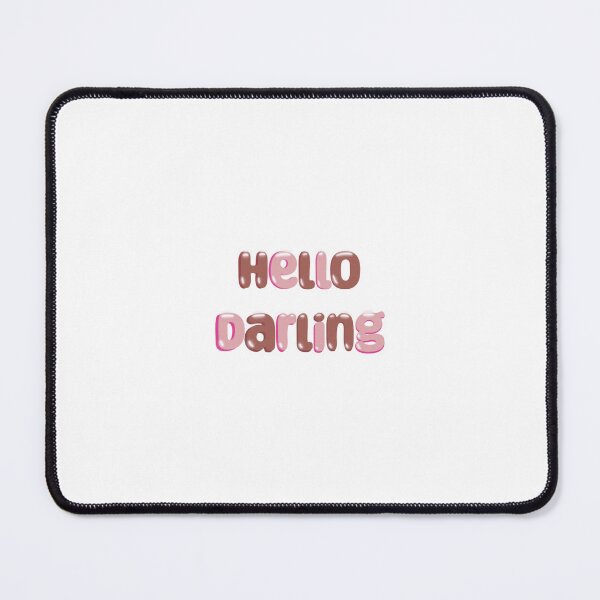 Item preview, Pink and Brown Hello Darling Design designed and sold by alexisrae444.