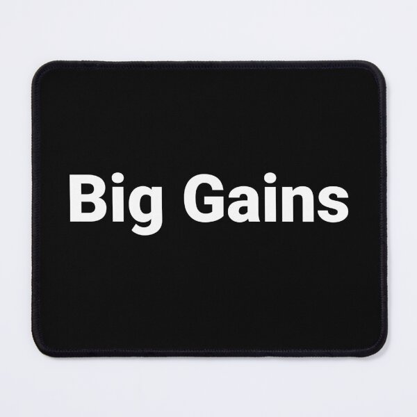 Item preview, Big Gains designed and sold by Text-based T-Shirts and Gifts.