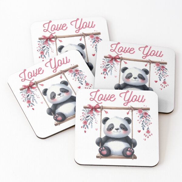 Artikelvorschau, Hab dich lieb - Pandabär entworfen und verkauft von lojadpop.