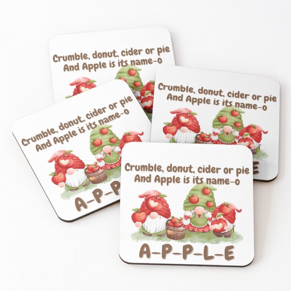 Item preview, APPLE a Bingo Book - sing the liyrics on your shirt and get your friends to join in designed and sold by im-a-librarian.
