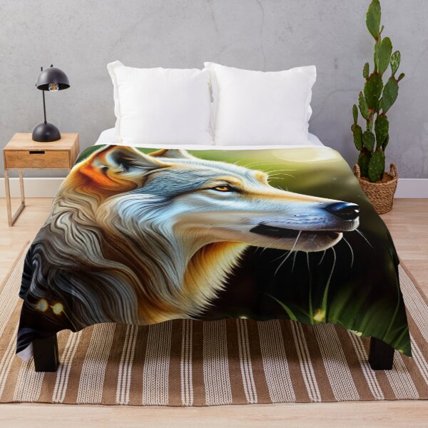 Item preview, Summer Wolf on Magical Eve designed and sold by MoodyMuseArt.
