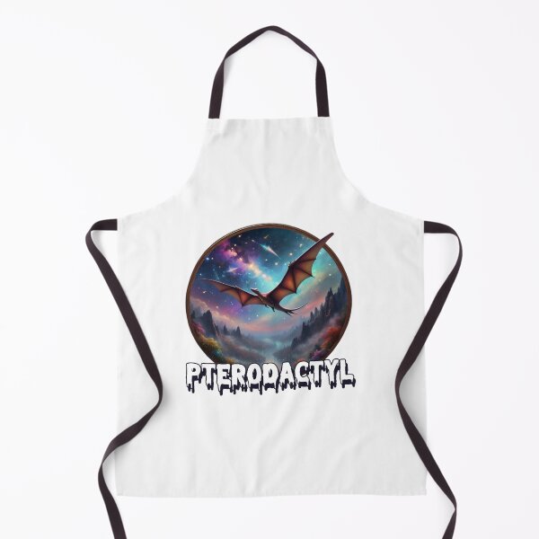 Item preview, Cosmic Pterodactyl Dinosaur in watercolor paint designed and sold by EmeraldCauldren.