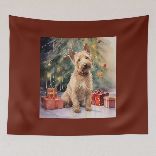 Item preview, Christmas Portrait of a Berger Picard designed and sold by Samuelsboro.