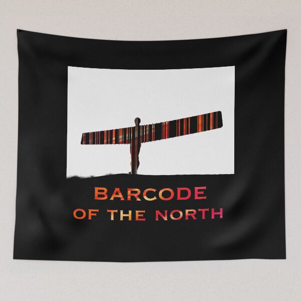Item preview, Multi coloured "Barcode of the North" original artwork from Angel of the North.  designed and sold by Elizabeth-Banks.