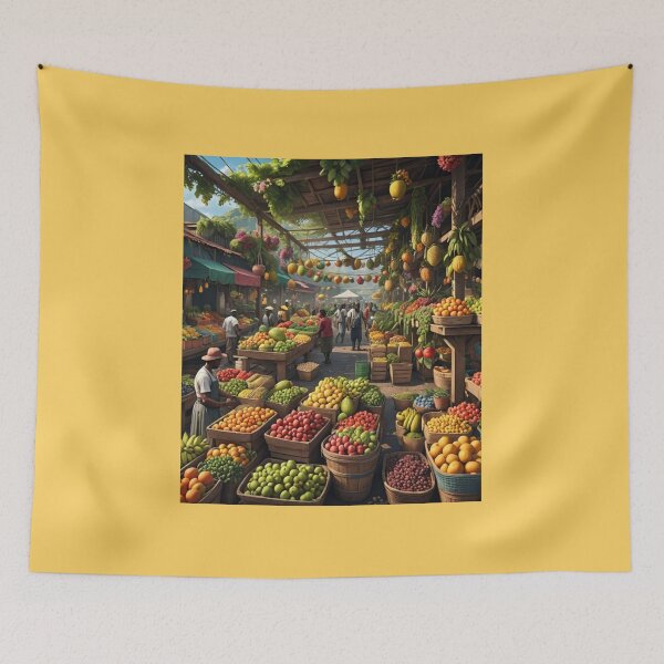 Item preview, Jamaican fruit market designed and sold by seahorse crossing.