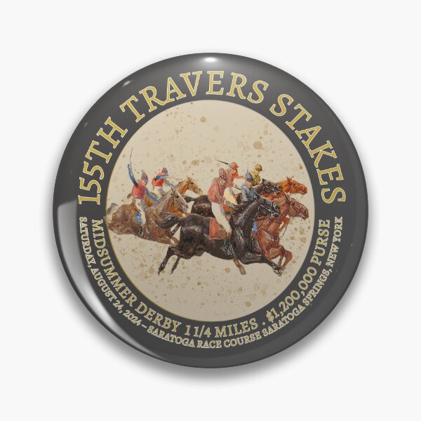 Item preview, 155th Travers Stakes - 2024 Horse Racing Design designed and sold by Ginny Luttrell.