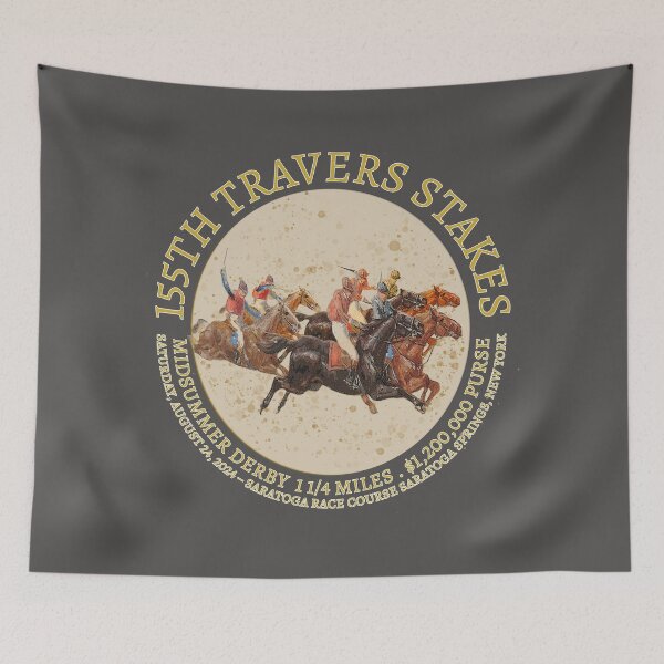 Item preview, 155th Travers Stakes - 2024 Horse Racing Design designed and sold by Ginny Luttrell.