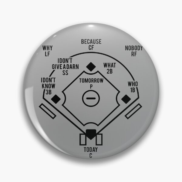 Item preview, Who's On First Baseball Abbott and Costello Lts designed and sold by Alema Art.