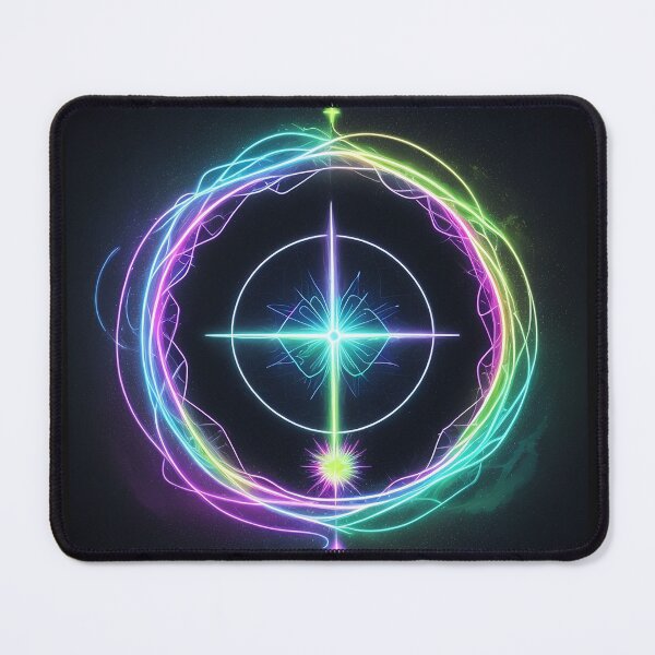 Item preview, electric waves in multicolored universe designed and sold by Carlos Gudino.
