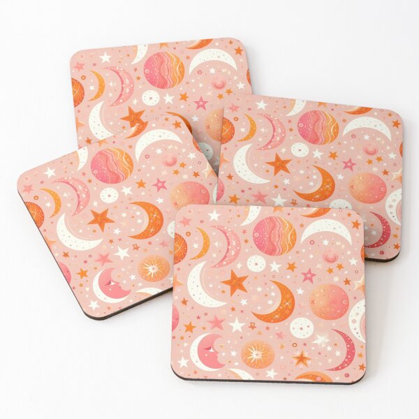 Item preview, Celestial Dreams Orange and Pink designed and sold by LyssasMindArt.