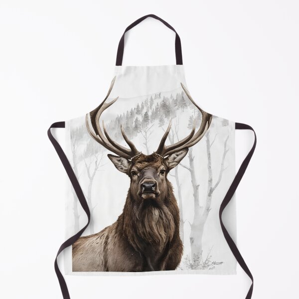 Item preview, Elk In Winter Forest designed and sold by Patricia Howitt.