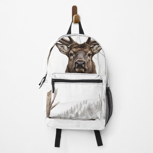 Item preview, Elk In Winter Forest designed and sold by Patricia Howitt.