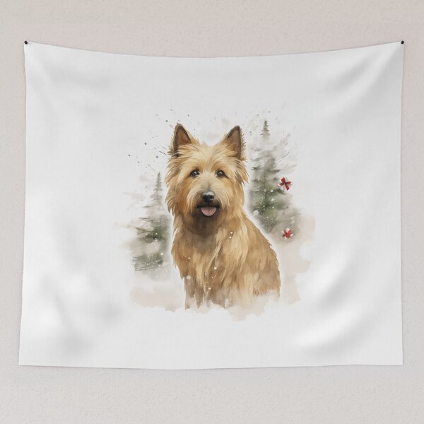 Item preview, Christmas Portrait of a Berger Picard designed and sold by Samuelsboro.
