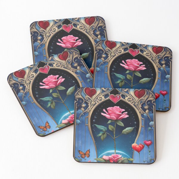 Item preview, Roses Hearts Wonderland Art designed and sold by TheDarkWardrobe.