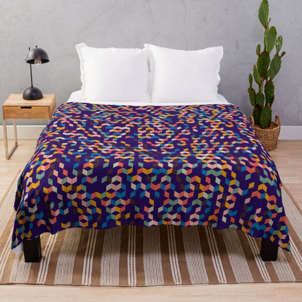 Item preview, Purple Multicolor Circle Quadrant German Bauhaus Design designed and sold by Alchemy-A-La-G.