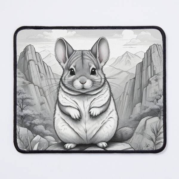 Item preview, Charming Chinchilla Sketch designed and sold by WildlifeInc.