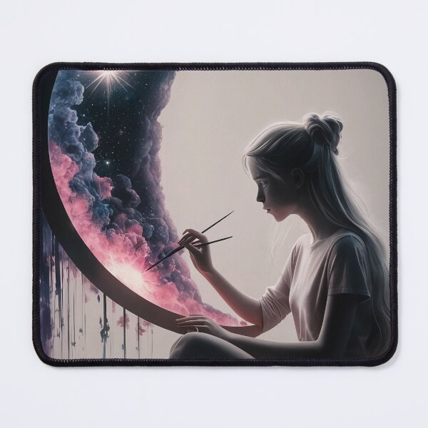 Item preview, FANTASY, MOON, FICTION, DRAWING, WOMAN, DECORATION, COLORS, HOUSE designed and sold by VidaconArte.