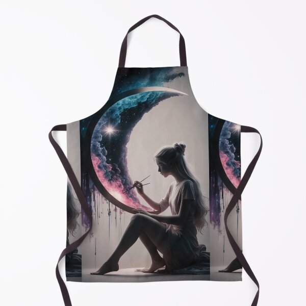 Item preview, FANTASY, MOON, FICTION, DRAWING, WOMAN, DECORATION, COLORS, HOUSE designed and sold by VidaconArte.