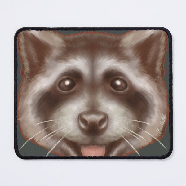 Item preview, happy raccoon designed and sold by JLavallee-Art.