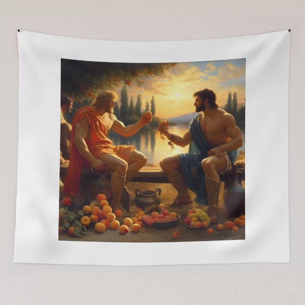 Item preview, Greek Gods at Sunset designed and sold by THC-Conspiracy.