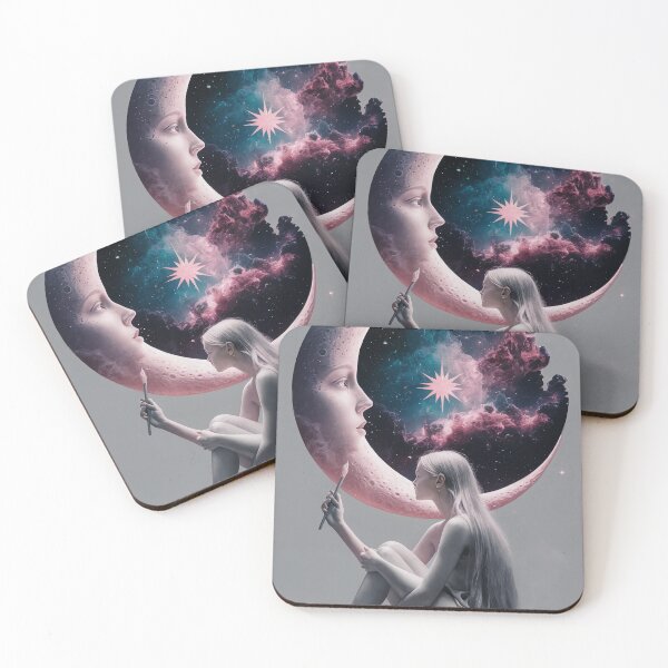 Item preview, FANTASY, MOON, FICTION, DRAWING, WOMAN, DECORATION, COLORS, HOUSE designed and sold by VidaconArte.