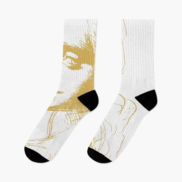 Item preview, Wearable Elegant Art - 'Head of a Woman' by Leonardo da Vinci  Goldenrod, Yellow, Light Golden Brown Version  designed and sold by pelagio.