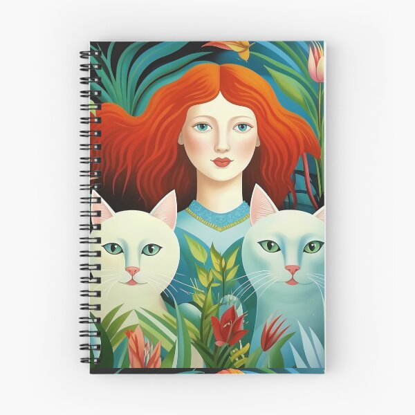 Item preview, Beautiful girl with a cat. designed and sold by Natalia-Vlad.