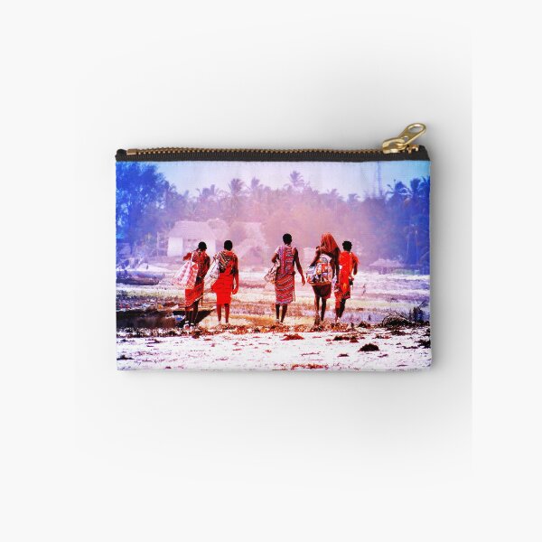 Item preview, Maasai Men Morning Walk - Bahari View - Zanzibar Island - Tanzania - Africa designed and sold by exploramum.