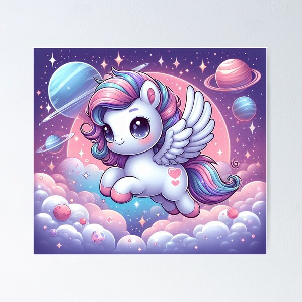 Item preview, Cute baby space pegasus designed and sold by secretofpegasus.